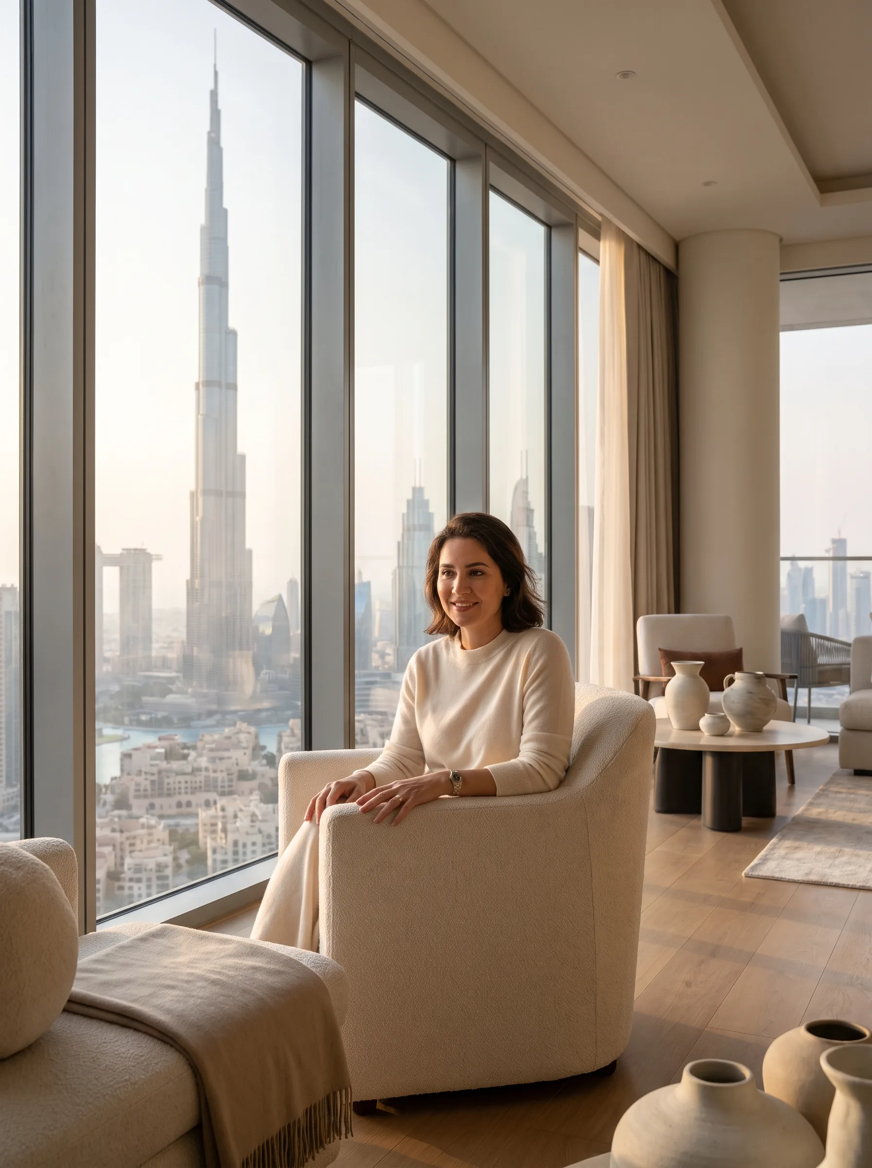 Breast reconstruction in Dubai — Burj Khalifa view